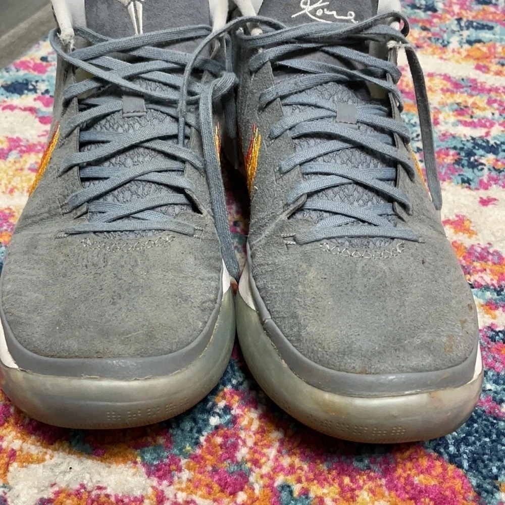 Kobe AD Mid “Grey Snakeskin” Sneakers size 9
